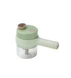 4 In 1 Electric Handheld Cooking Hammer Vegetable Cutter Set Electric Food Chopper Multifunction Vegetable Fruit Slicer