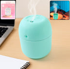 Portable Lighting Mini Humidifier Usb Personal Desktop Air Humidifier For Baby Bedroom Travel Office Home With Light Cool Mist Humidifier Essential Oil Diffusers Cool Mist Humidifiers (250 Ml)