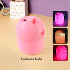 Portable Lighting Mini Humidifier Usb Personal Desktop Air Humidifier For Baby Bedroom Travel Office Home With Light Cool Mist Humidifier Essential Oil Diffusers Cool Mist Humidifiers (250 Ml)