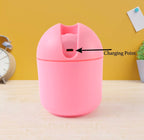 Portable Lighting Mini Humidifier Usb Personal Desktop Air Humidifier For Baby Bedroom Travel Office Home With Light Cool Mist Humidifier Essential Oil Diffusers Cool Mist Humidifiers (250 Ml)