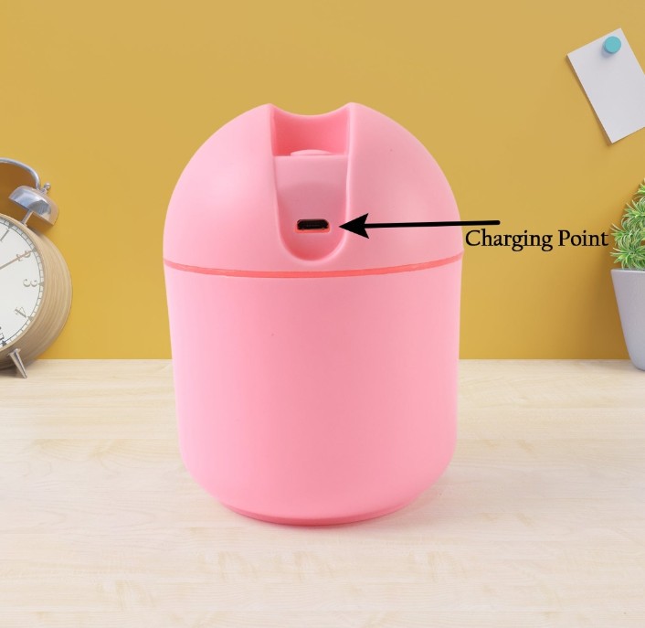 Portable Lighting Mini Humidifier Usb Personal Desktop Air Humidifier For Baby Bedroom Travel Office Home With Light Cool Mist Humidifier Essential Oil Diffusers Cool Mist Humidifiers (250 Ml)